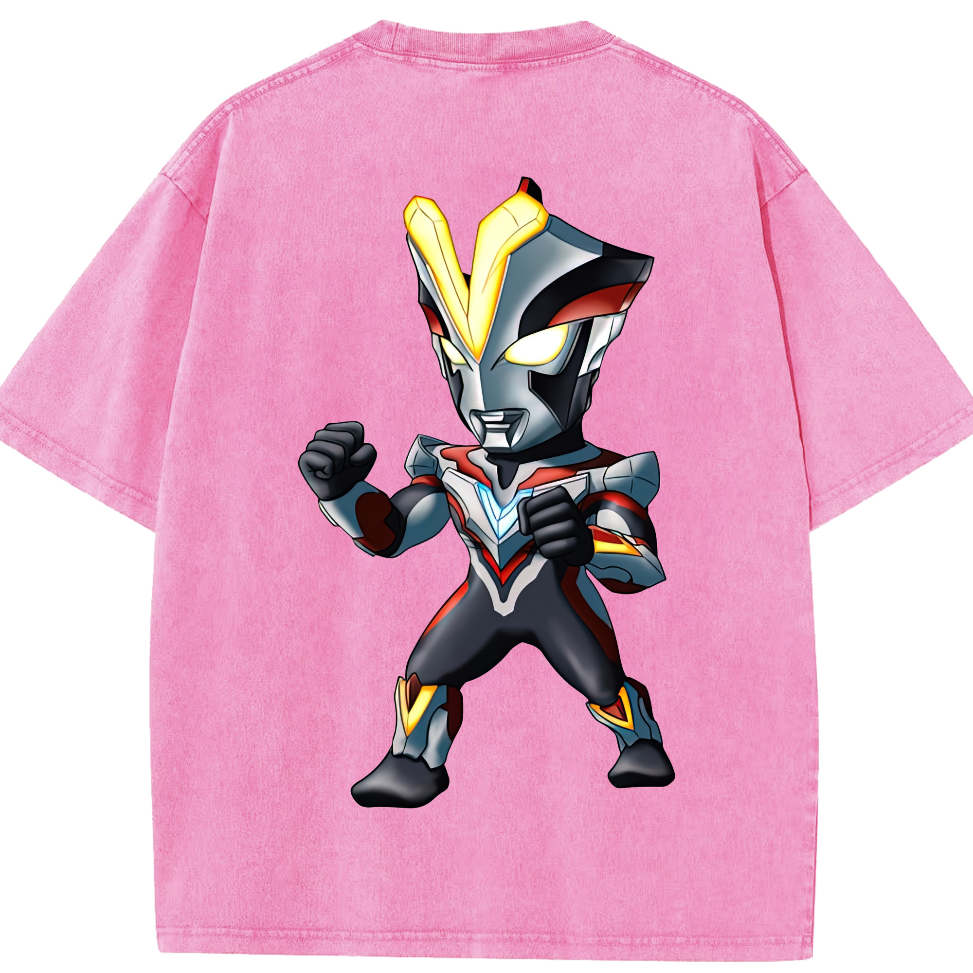 （画像用） ウルトラマン Ultraman 綿100% ヴィンテージ風 半袖Tシャツ（背面プリント）